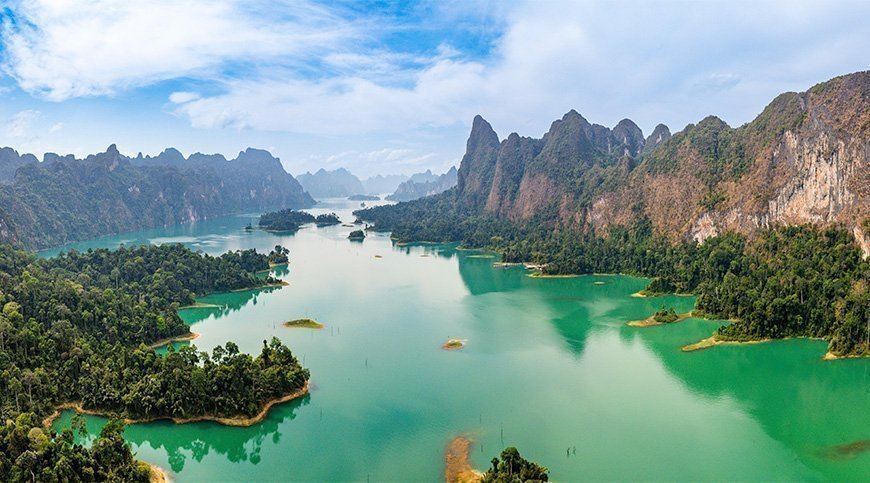 Cheow Lan-søen i Khao Sok Nationalpark