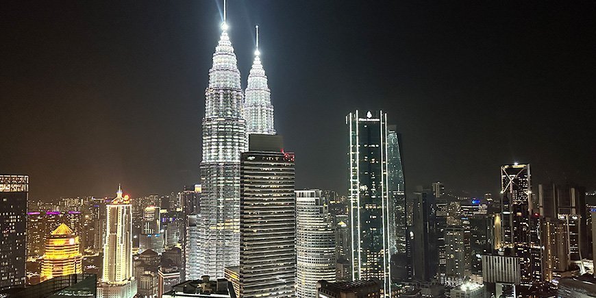 Petronas Towers by night