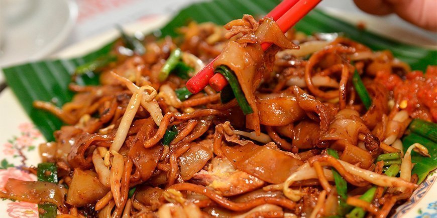 Char Kuey Teow-nudler fra Malaysia