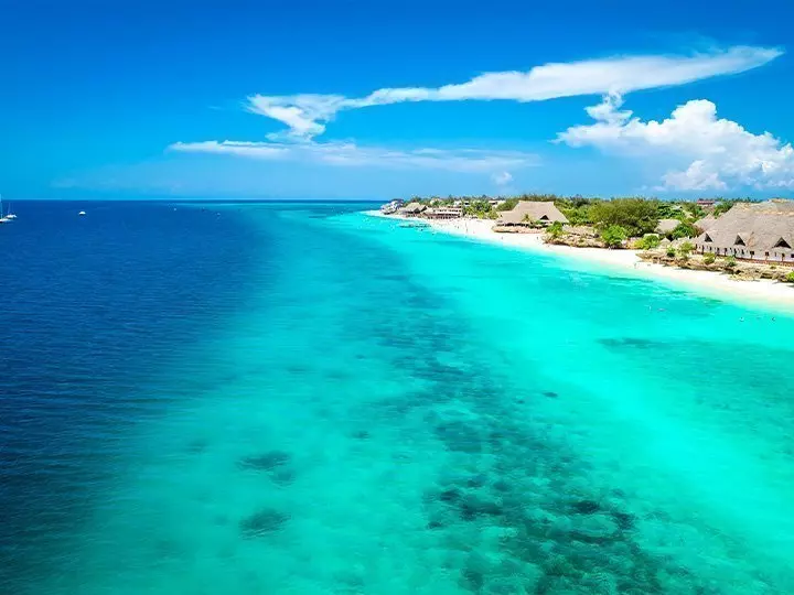 Smuk strand i det Indiske Ocean