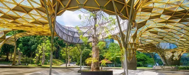 Botanisk have i Kuala Lumpur i Malaysia