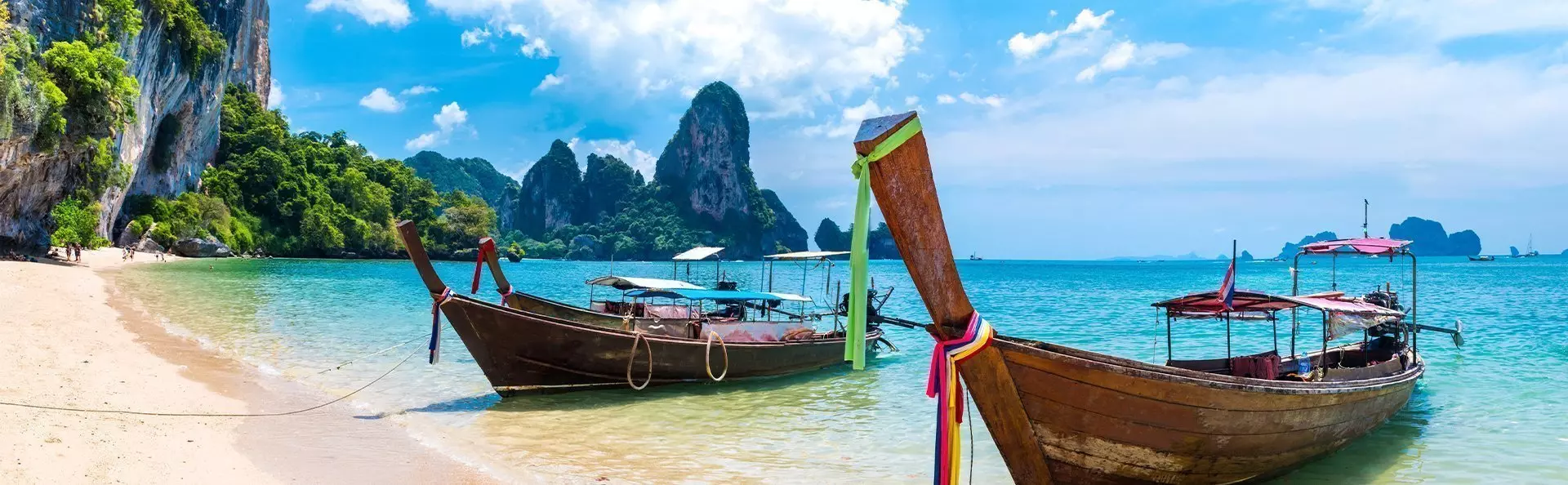 Railey beach ved Krabi, Thailand