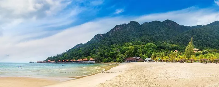 Pantai Kok Beach på øen Langkawi i Malaysia